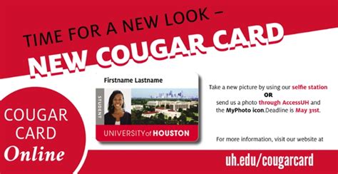 uh smart cougar card|cougar card portal.